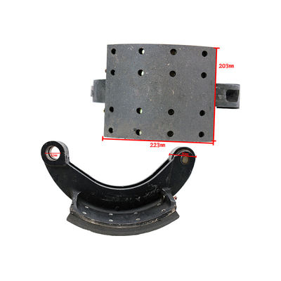 1104544 Truck Drum Front Brake Shoes Untuk SCANIA P420 Trailer Truck Parts